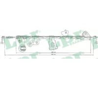 Трос, стояночная тормозная система LPR C0892B C0892B LPR - купить в магазине запчастей по Украине