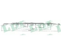 Трос, стояночная тормозная система LPR C0898B C0898B LPR - купить в магазине запчастей по Украине