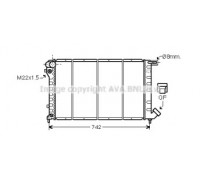 CN2138 AVA QUALITY COOLING - купить в магазине запчастей по Украине
