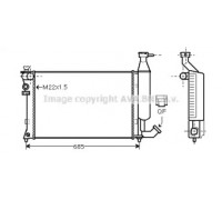 Радиатор, охлаждение двигателя AVA QUALITY COOLING CN2140 CN2140 AVA QUALITY COOLING - купить в магазине запчастей по Украине