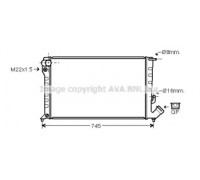 CN2153 AVA QUALITY COOLING - купить в магазине запчастей по Украине