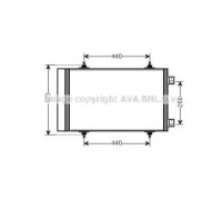 Конденсатор, кондиционер AVA QUALITY COOLING CN5263D CN5263D AVA QUALITY COOLING - купить в магазине запчастей по Украине
