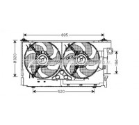 CN7516 AVA QUALITY COOLING - купить в магазине запчастей по Украине