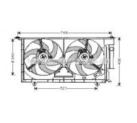 CN7525 AVA QUALITY COOLING - купить в магазине запчастей по Украине