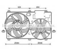 CN7554 AVA QUALITY COOLING - купить в магазине запчастей по Украине