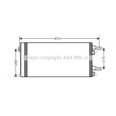 Конденсатор, кондиционер CNA5246D AVA QUALITY COOLING - купить в магазине запчастей по Украине