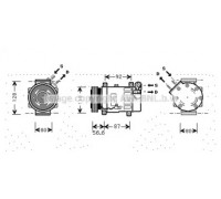CNAK238 AVA QUALITY COOLING - купить в магазине запчастей по Украине
