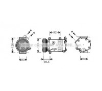 CNAK242 AVA QUALITY COOLING - купить в магазине запчастей по Украине