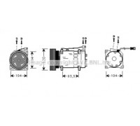 CNK175 AVA QUALITY COOLING - купить в магазине запчастей по Украине