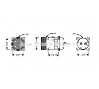Компрессор, кондиционер AVA QUALITY COOLING CNK176 CNK176 AVA QUALITY COOLING - купить в магазине запчастей по Украине