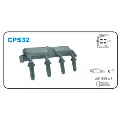 Катушка зажигания CPS32 JANMOR - купить в магазине запчастей по Украине