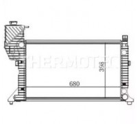 Радиатор, охлаждение двигателя THERMOTEC D7M004TT D7M004TT THERMOTEC - купить в магазине запчастей по Украине