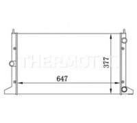 Радиатор, охлаждение двигателя THERMOTEC D7W031TT D7W031TT THERMOTEC - купить в магазине запчастей по Украине