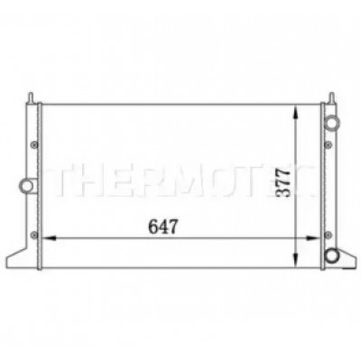 Радиатор, охлаждение двигателя D7W031TT THERMOTEC - купить в магазине запчастей по Украине