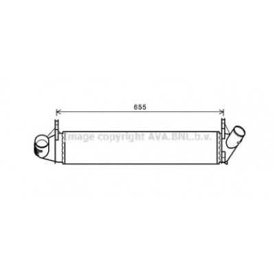 Интеркулер DA4006 AVA QUALITY COOLING - купить в магазине запчастей по Украине