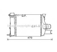 Интеркулер AVA QUALITY COOLING DA4013 DA4013 AVA QUALITY COOLING - купить в магазине запчастей по Украине