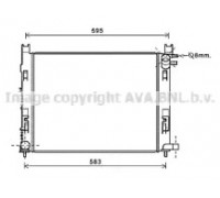 DAA2008 AVA QUALITY COOLING - купить в магазине запчастей по Украине