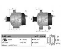 DAN1041 DENSO - купить в магазине запчастей по Украине