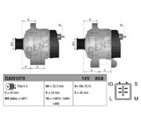 DAN1079 DENSO - купить в магазине запчастей по Украине