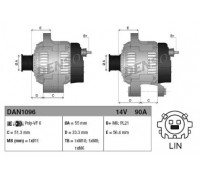 DAN1096 DENSO - купить в магазине запчастей по Украине