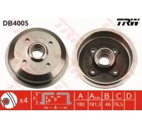 Тормозной барабан TRW DB4005 DB4005 TRW - купить в магазине запчастей по Украине