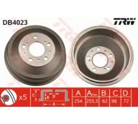 Тормозной барабан TRW DB4023 DB4023 TRW - купить в магазине запчастей по Украине