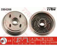 Тормозной барабан TRW DB4266 DB4266 TRW - купить в магазине запчастей по Украине