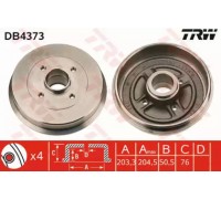 Тормозной барабан TRW DB4373 DB4373 TRW - купить в магазине запчастей по Украине