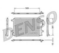 Конденсатор, кондиционер DENSO DCN02004 DCN02004 DENSO - купить в магазине запчастей по Украине