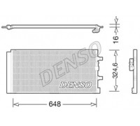 Конденсатор, кондиционер DENSO DCN02024 DCN02024 DENSO - купить в магазине запчастей по Украине