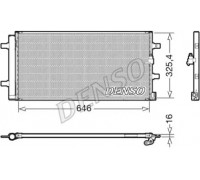 Конденсатор, кондиционер DENSO DCN02041 DCN02041 DENSO - купить в магазине запчастей по Украине