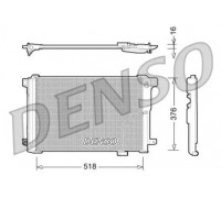 Конденсатор, кондиционер DENSO DCN17005 DCN17005 DENSO - купить в магазине запчастей по Украине