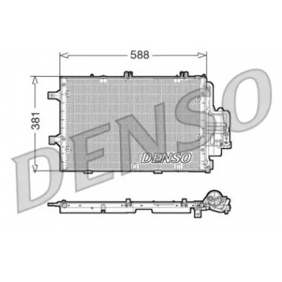 Конденсатор, кондиционер DCN20020 DENSO - купить в магазине запчастей по Украине