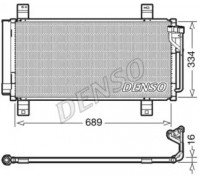 Конденсатор, кондиционер DENSO DCN44008 DCN44008 DENSO - купить в магазине запчастей по Украине
