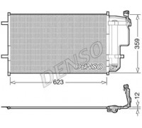 Конденсатор, кондиционер DENSO DCN44011 DCN44011 DENSO - купить в магазине запчастей по Украине