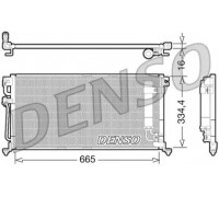 Конденсатор, кондиционер DENSO DCN45003 DCN45003 DENSO - купити в магазині запчастин по Україні