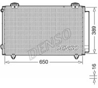 Конденсатор, кондиционер DENSO DCN50023 DCN50023 DENSO - купить в магазине запчастей по Украине