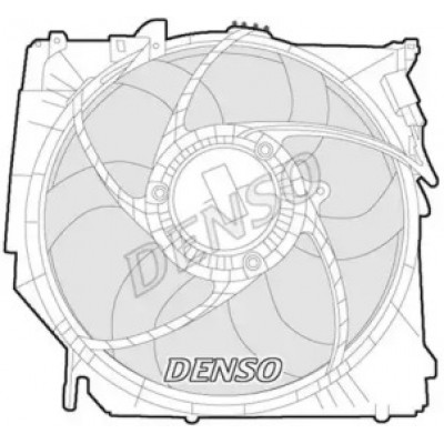 Вентилятор, охлаждение двигателя DER05005 DENSO - купить в магазине запчастей по Украине