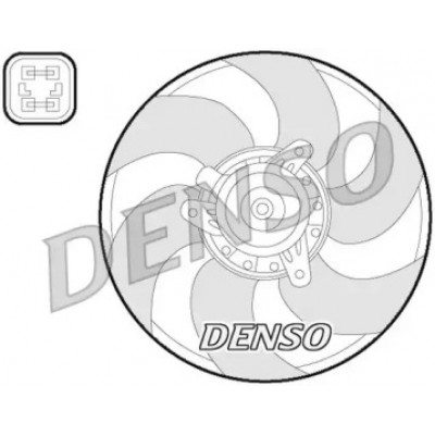 Вентилятор, охлаждение двигателя DER07009 DENSO - купить в магазине запчастей по Украине