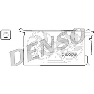 Вентилятор, охлаждение двигателя DER21018 DENSO - купить в магазине запчастей по Украине