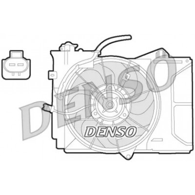 Вентилятор, охлаждение двигателя DER50001 DENSO - купить в магазине запчастей по Украине