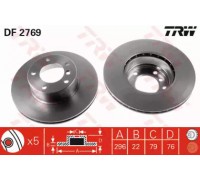 DF2769 TRW - купить в магазине запчастей по Украине