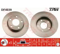 Тормозной диск TRW DF4039 DF4039 TRW - купить в магазине запчастей по Украине