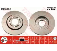 Тормозной диск TRW DF4065 DF4065 TRW - купить в магазине запчастей по Украине