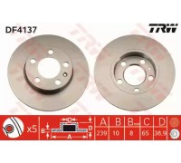 Тормозной диск TRW DF4137 DF4137 TRW - купить в магазине запчастей по Украине