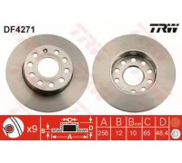Тормозной диск TRW DF4271 DF4271 TRW - купить в магазине запчастей по Украине