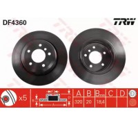 DF4360 TRW - купить в магазине запчастей по Украине