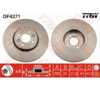 DF4371 TRW - купить в магазине запчастей по Украине
