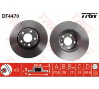 Тормозной диск TRW DF4470 DF4470 TRW - купить в магазине запчастей по Украине