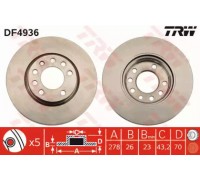 DF4936 TRW - купить в магазине запчастей по Украине